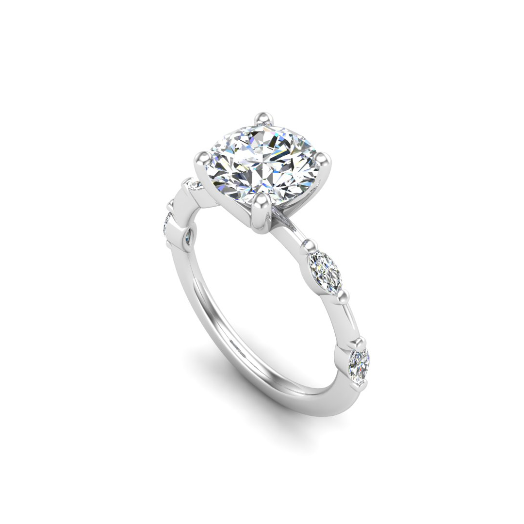 Navy Engagement ring